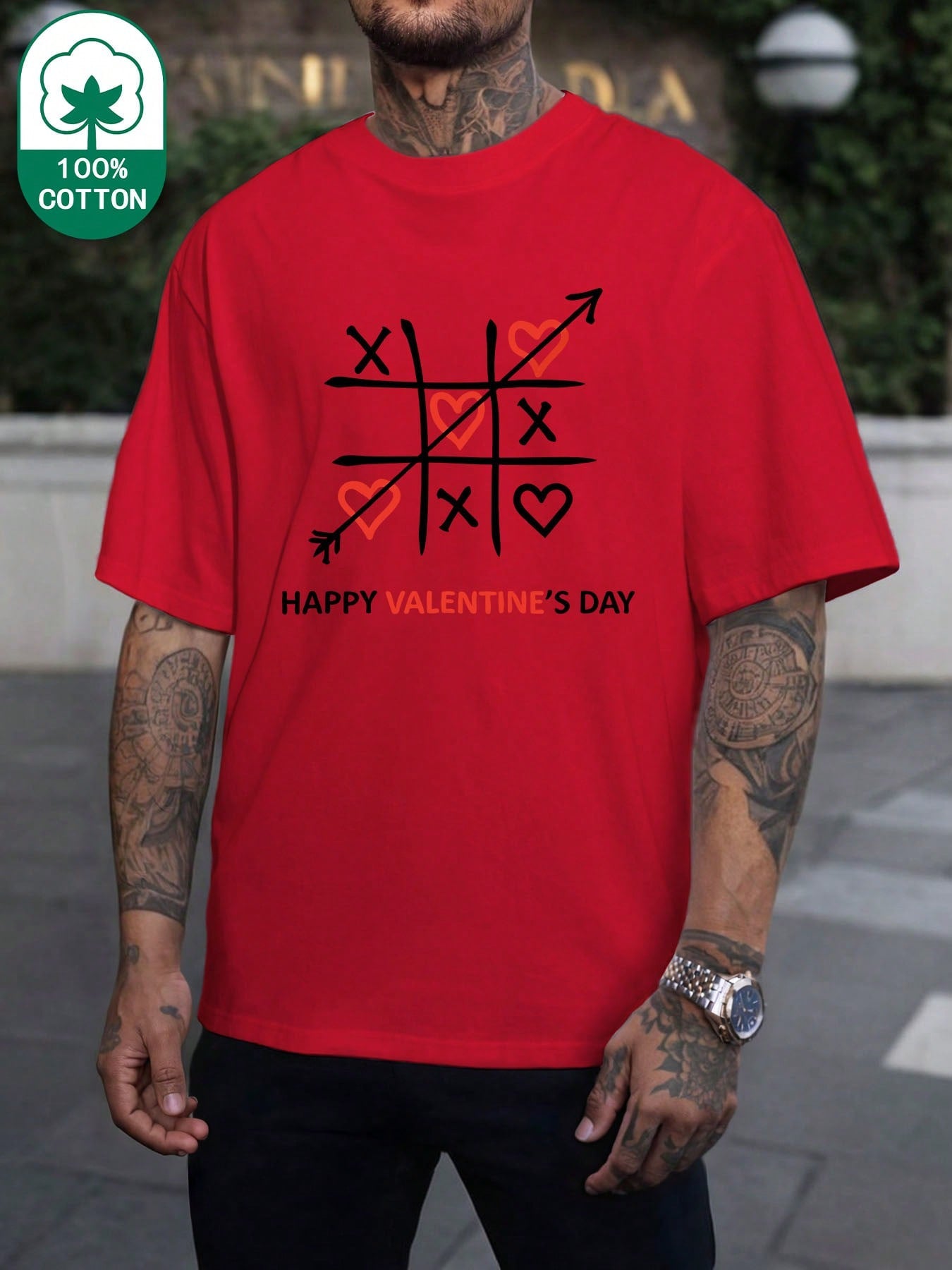 Get ready to be a heartbreaker this Valentine's Day with our stylish and comfortable T-shirt! Featuring a playful chess heart design, this high-quality cotton shirt will keep you cool and trendy all summer long. Don't miss out on this fashionable and popular piece!