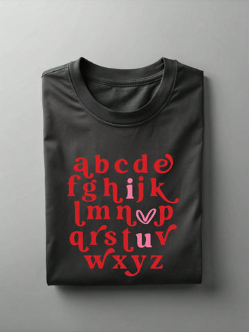 Show your love for your English educator with this quirky Valentine's Day 'I Love You' Teacher T-Shirt! Perfect for showing appreciation and making them feel special on this special day. Get it now and make them smile!