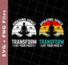 Amazing Space Transform At Your Pace, Retro Yoga, Svg Files, Png Sublimation