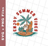 Enjoy Summer Vibes, Relax On Hawaii, Palm Tree Oasis, Svg Files, Png Sublimation