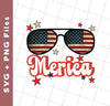 Sunglasses America, American Flag, Star America, Svg Files, Png Sublimation