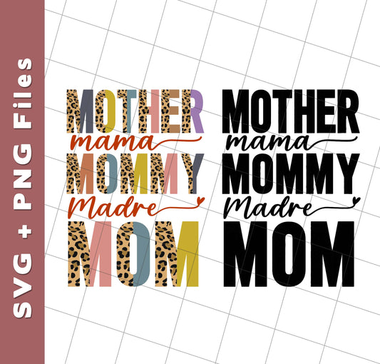 Mother's Day Gifts, Mama Groovy, American Mom, Madre, Mommy, Svg Files, Png Sublimation