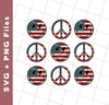 Peace American, Smiley Emotion, Smile America, Peace Smile, Svg Files, Png Sublimation