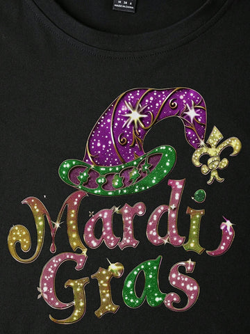 Unleash your playful side with the versatile Carnival Graphic Tee. This comfortable short sleeve crew neck is perfect for everyday style, adding a touch of fun and quirkiness to any outfit. Embrace the carnival vibes and stand out from the crowd with this must-have piece.