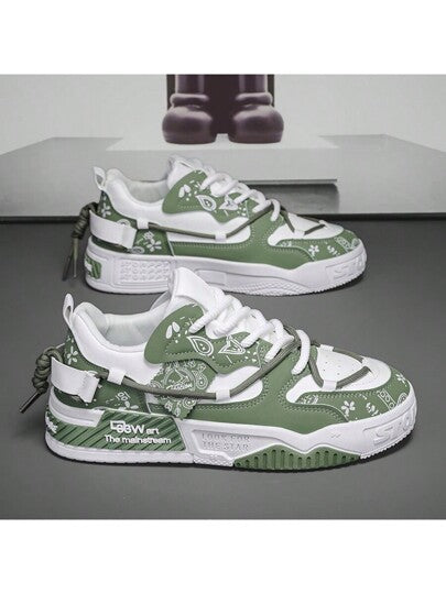 Step up your outdoor game with these versatile sneakers! Perfect for both outdoor activities and skateboarding, the non-slip design keeps you steady on your feet. With a casual lace-up style, these sneakers are as convenient as they are stylish. Get ready to conquer your next adventure!