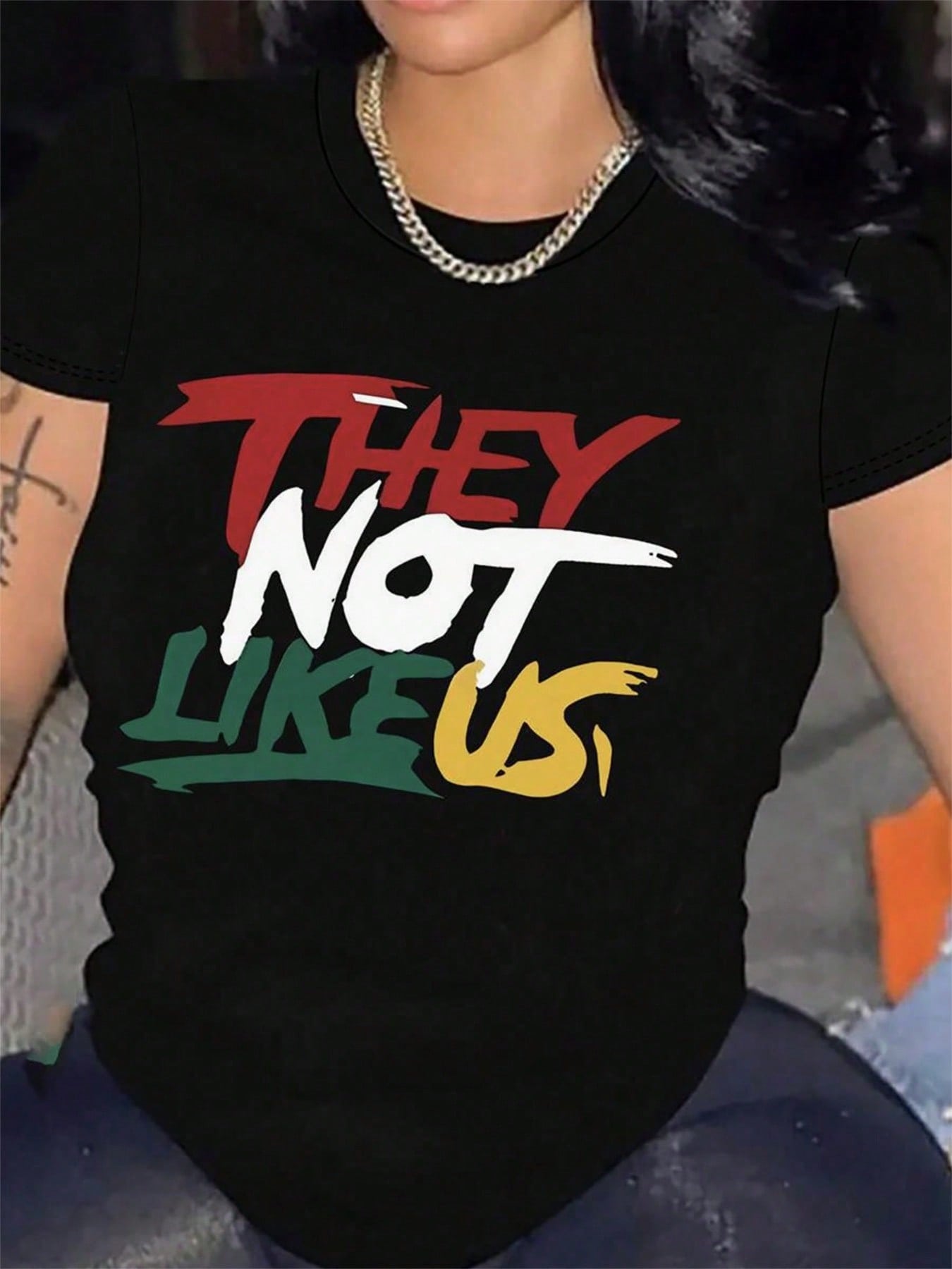 The perfect t-shirt for any occasion! Versatile, effortless style with all-season comfort. Add some flair to your wardrobe with our printed women's t-shirt. Look and feel great without even trying. (T-shirt included, pants and accessories sold separately. Sorry, no refunds for bad jokes.)