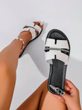 Step into summer with our playful H-strap slides! These versatile women's flat sandals are your go-to footwear for beach parties, poolside lounging, or casual strolls. The stylish H-strap design adds a fun twist to your outfit while keeping your feet comfy all day long. Perfect for those sunny days when you want to look cute without sacrificing comfort!