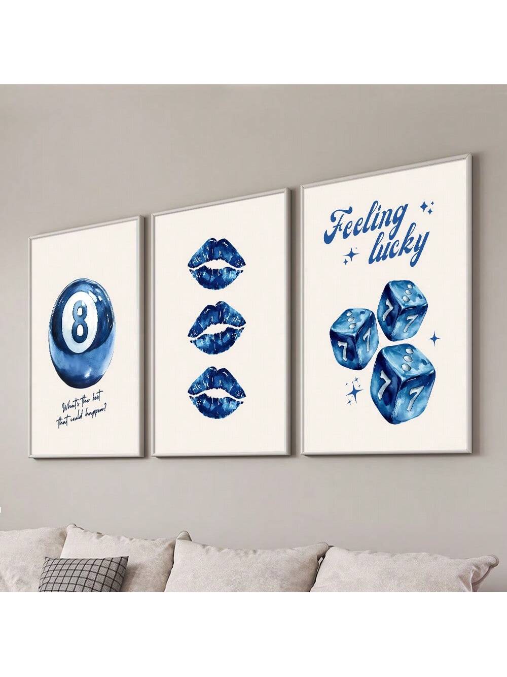 Add a pop of color and style to your home decor with our Vibrant Blue Pool Ball Art Set. These retro canvas prints are not only chic, but also sure to make a splash in any room. Upgrade your space and have fun doing it!