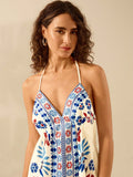 Get ready to turn heads this summer with our Vibrant Boho Spaghetti Strap Sundress! Featuring a tropical palm print, this dress is perfect for your sunny getaway. Embrace your playful side and stand out from the crowd with this unique and fun dress.