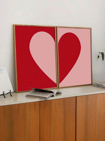 Transform any room into a vibrant oasis with this canvas wall art set. Bring a touch of modern home decor to your living spaces or office with this quirky and playful piece. Perfect for gifting this Valentine's Day, this unique art set will brighten up any space with its bold colors and playful design.