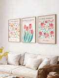 Add a pop of color to your home with our Vibrant Floral Art Set! This 3-piece gallery features stunning flower prints for a touch of nature in any room. Embrace the botanical vibes and let these prints bring life to your walls.