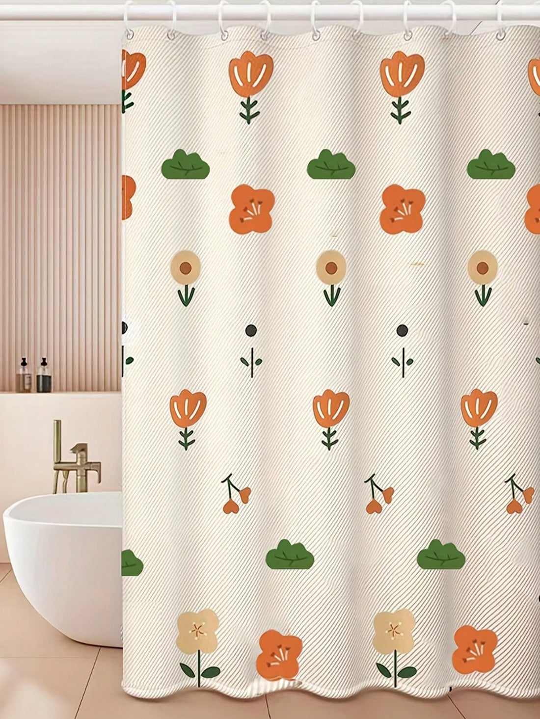Shower in style with our Vibrant Floral Waterproof Shower Curtain - the perfect Mother's Day gift! Featuring a vibrant floral design, this curtain will add a pop of color to your bathroom. Made with waterproof material, it's both functional and beautiful. Treat yourself or give it as a gift to a special mom!