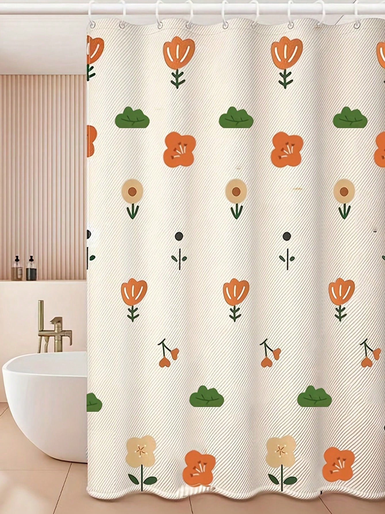 Shower in style with our Vibrant Floral Waterproof Shower Curtain - the perfect Mother's Day gift! Featuring a vibrant floral design, this curtain will add a pop of color to your bathroom. Made with waterproof material, it's both functional and beautiful. Treat yourself or give it as a gift to a special mom!