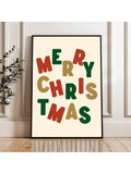 Deck your walls with holiday cheer! This vibrant Merry Christmas poster brings festive flair to any space—living room, bedroom, or dorm. The bold, eye-catching design captures the spirit of the season without needing a frame, making it perfect for renters and decorators alike. Simply hang it up and instantly transform your room into a winter wonderland. Whether you're spreading Christmas joy or adding a pop of seasonal color, this frameless wall art delivers maximum festive impact with minimal fuss. Get rea