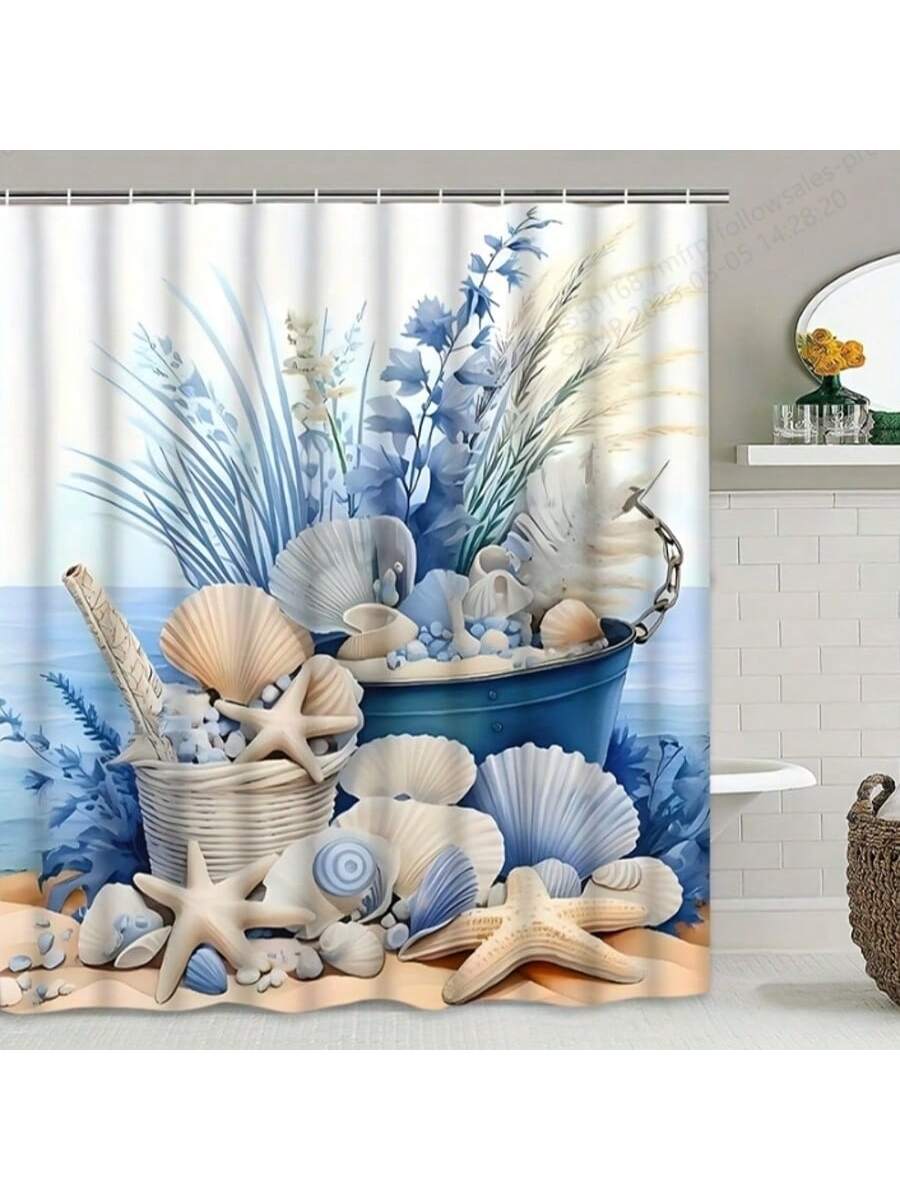 Transform your bathroom into an underwater paradise with our Vibrant Marine Life Shower Curtain Set! This playful collection includes a colorful shower curtain bursting with ocean creatures, plus matching anti-slip rug and toilet mat for complete coordination. The anti-slip backing keeps you safe while the vibrant designs add a splash of fun to your daily routine. Perfect for ocean lovers, kids' bathrooms, or anyone looking to make a splash with their décor!
