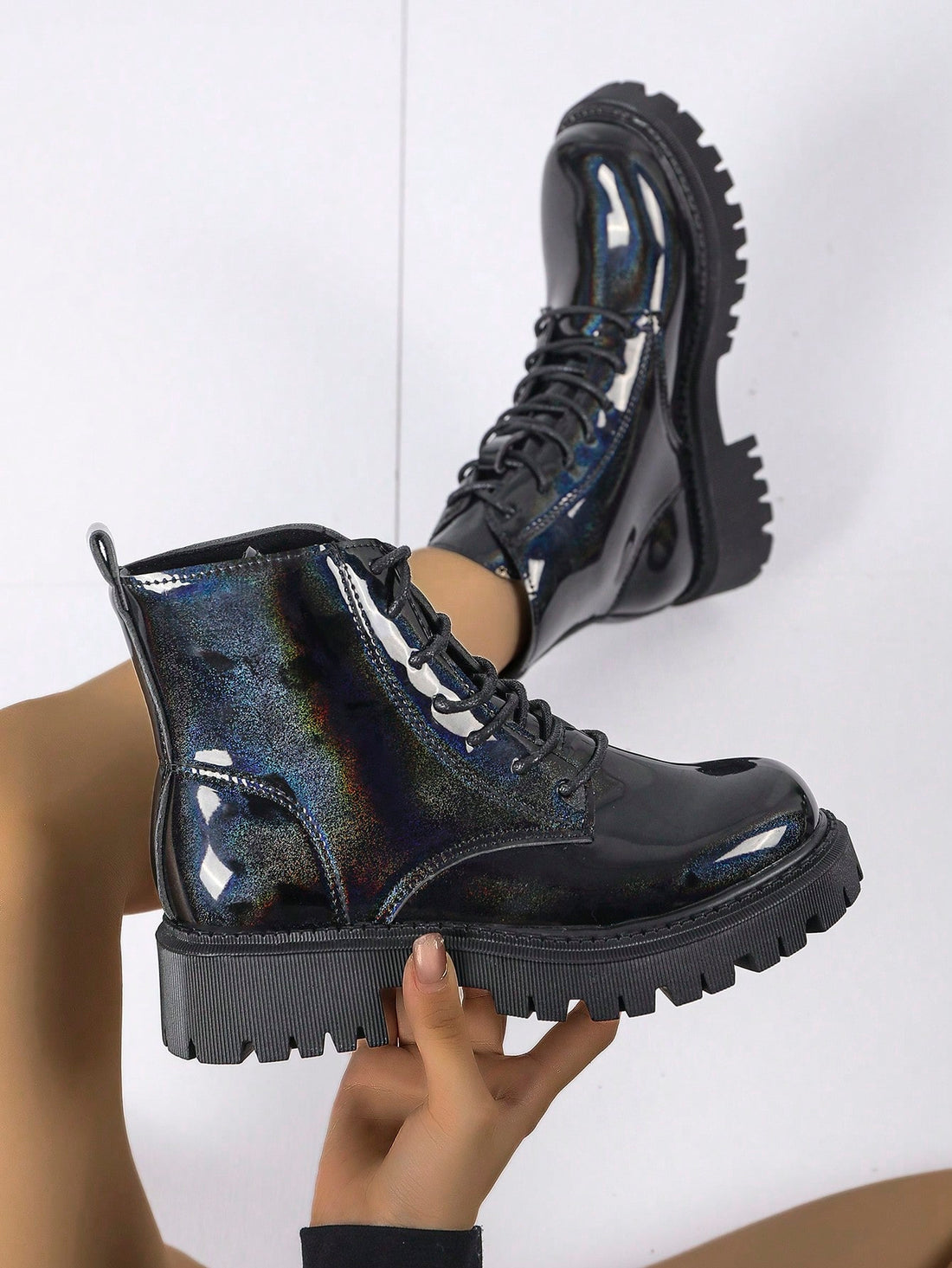 Step out in style with these Vibrant Metallic Ankle Boots designed especially for women who love a dash of British flair. Perfect for plus sizes, these boots add a fun pop to your casual workwear and are tough enough to handle winter adventures. Shine bright while staying comfy and confident wherever your day takes you!