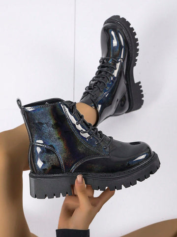Step out in style with these Vibrant Metallic Ankle Boots designed especially for women who love a dash of British flair. Perfect for plus sizes, these boots add a fun pop to your casual workwear and are tough enough to handle winter adventures. Shine bright while staying comfy and confident wherever your day takes you!