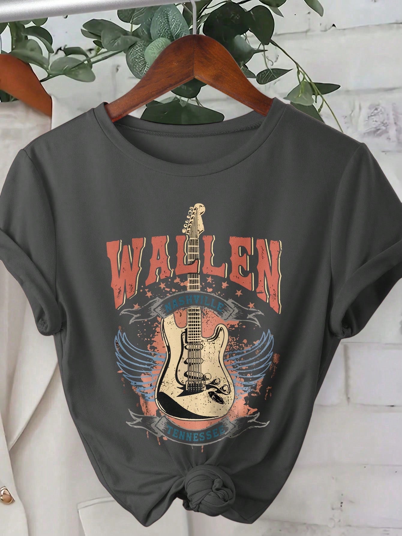 Get ready to rock out in style with our Vibrant Music Festival Graphic Tee for Women! This casual round neck short sleeve top features a bold, eye-catching design that's perfect for any music festival. Express your love for music and stand out from the crowd with this playful and fun t-shirt.