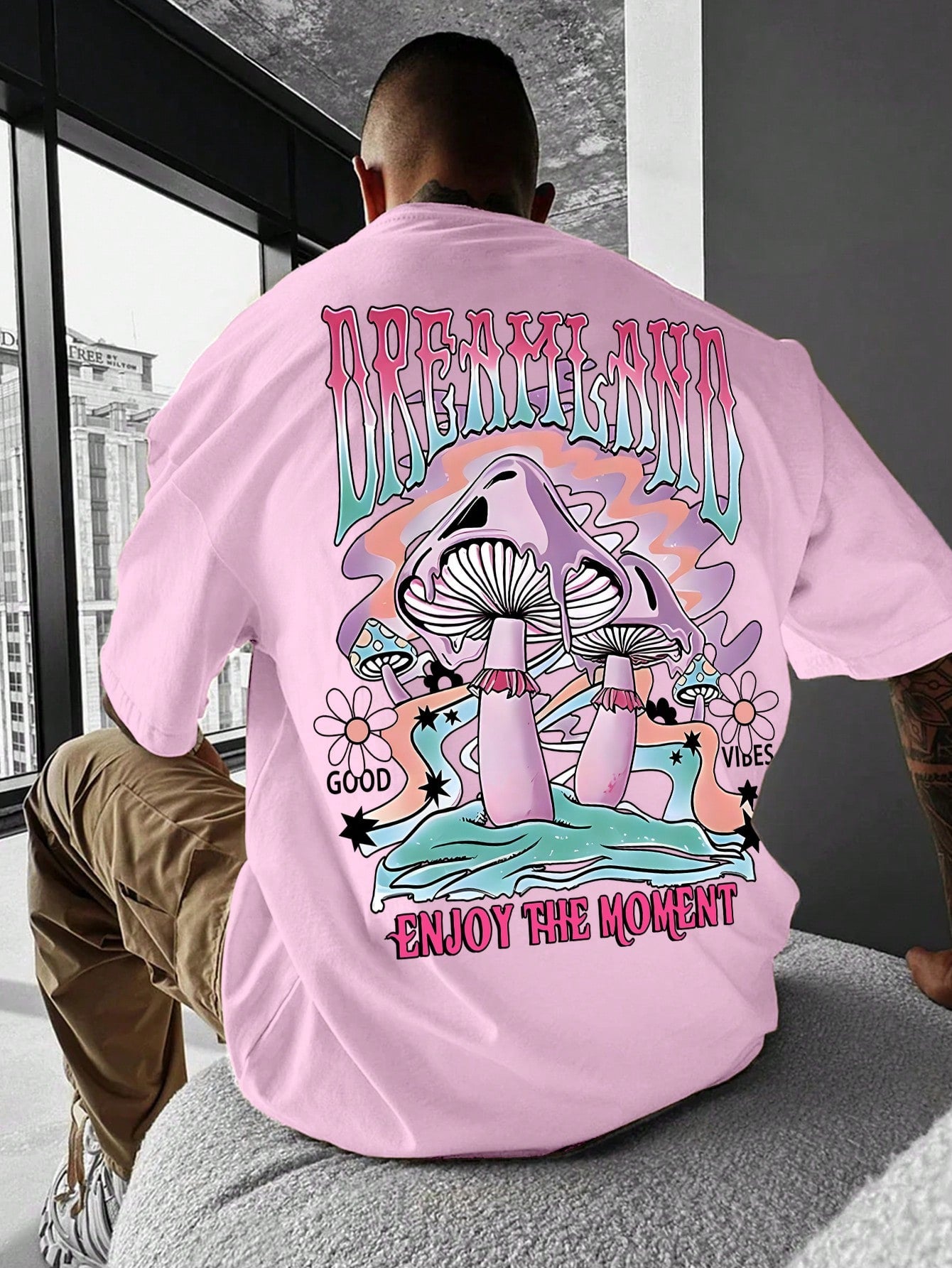 Unleash your style with our Vibrant Plus Size Men's T-Shirt! This round neck wonder doesn't just fit—it celebrates your shape with bold colors and soft fabric that'll make you want to high-five your reflection. Perfect for turning heads or lounging around, because who says comfort can't look this good? Your new favorite tee is ready when you are!