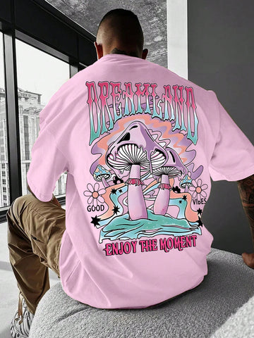 Unleash your style with our Vibrant Plus Size Men's T-Shirt! This round neck wonder doesn't just fit—it celebrates your shape with bold colors and soft fabric that'll make you want to high-five your reflection. Perfect for turning heads or lounging around, because who says comfort can't look this good? Your new favorite tee is ready when you are!