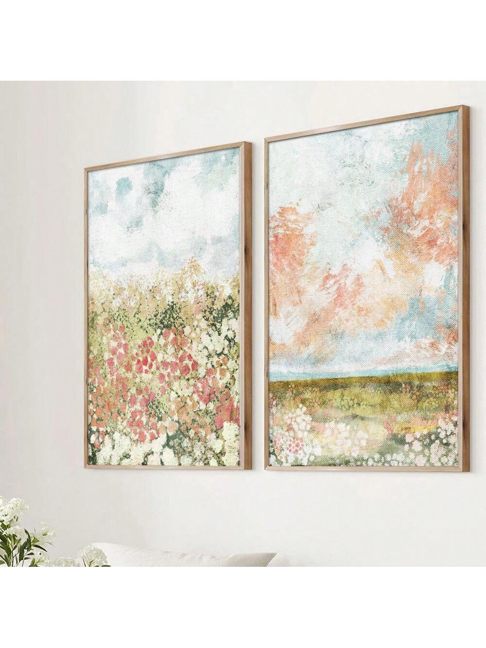 Bring a splash of nature’s charm to your space with this vibrant set of 2 unframed botanical flower canvas posters. Perfect for rustic home decor, these lively prints add a fun and fresh touch to any room. Their bright colors and detailed floral designs make your walls bloom with personality—no green thumb required! Easy to mix and match, they’re ready to brighten up your cozy corners with playful botanical vibes.