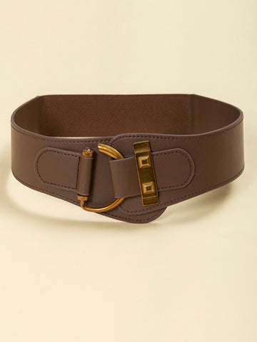 Add a vintage touch to your outfit with our vintage-inspired brown waist belt. Featuring a metallic buckle, it's perfect for daily wear and adds a stylish flair to your Halloween look. Made with high-quality materials, it's both functional and fashionable. Upgrade your wardrobe with this must-have accessory.