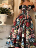 Embrace timeless elegance with this vintage-inspired off-shoulder dress, designed to elevate your spring and summer celebrations. The romantic floral print captures classic charm while the off-shoulder neckline adds contemporary sophistication. Crafted for comfort and style, this piece transitions seamlessly from garden parties to evening gatherings. The flowing silhouette flatters various body types, making it an essential addition to your seasonal wardrobe. Perfect for those who appreciate vintage aesthet