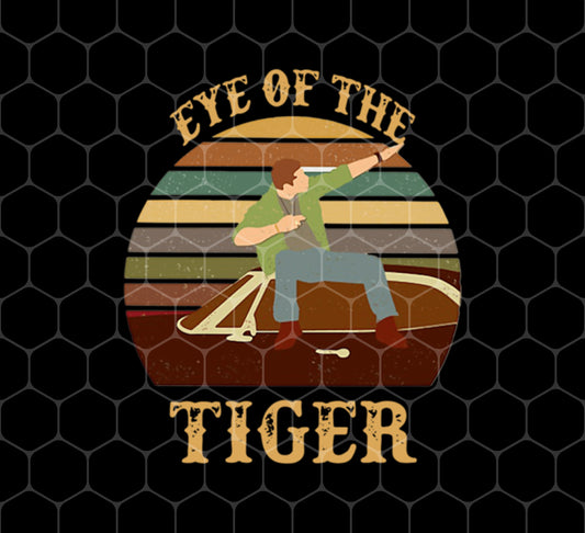 Vintage Man, Eye Of The Tiger Retro, Wildlife Therapist Retrogaming, Png For Shirts, Png Sublimation