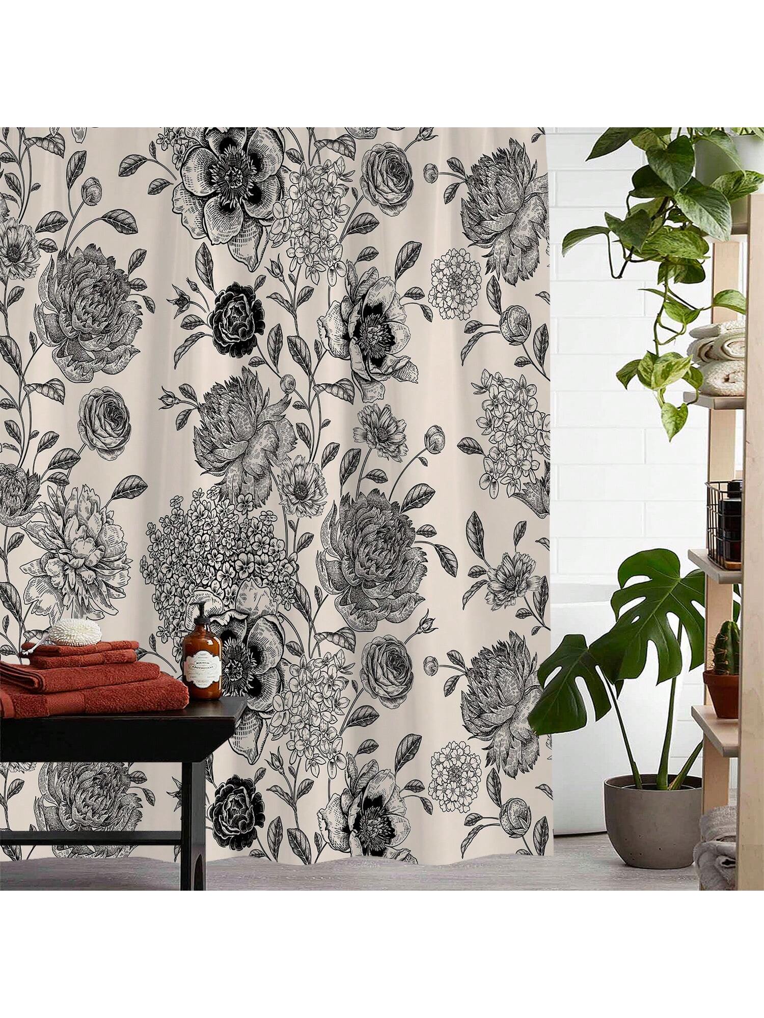 Add a touch of whimsy to your bathroom with our Vintage Blossom shower curtain. With its waterproof design and elegant floral pattern, it's both practical and stylish (unlike some exes).