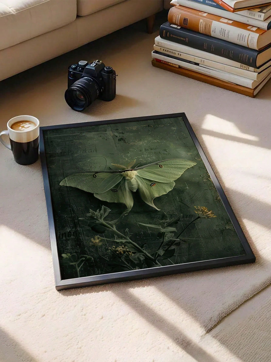 Bring a touch of whimsy to your space with this Vintage Botanical Butterfly Art Print. Perfect for adding a cottagecore charm, it brightens living rooms and bathrooms alike with delicate butterfly details and soft botanical hues. Let nature’s gentle beauty flutter into your home décor!