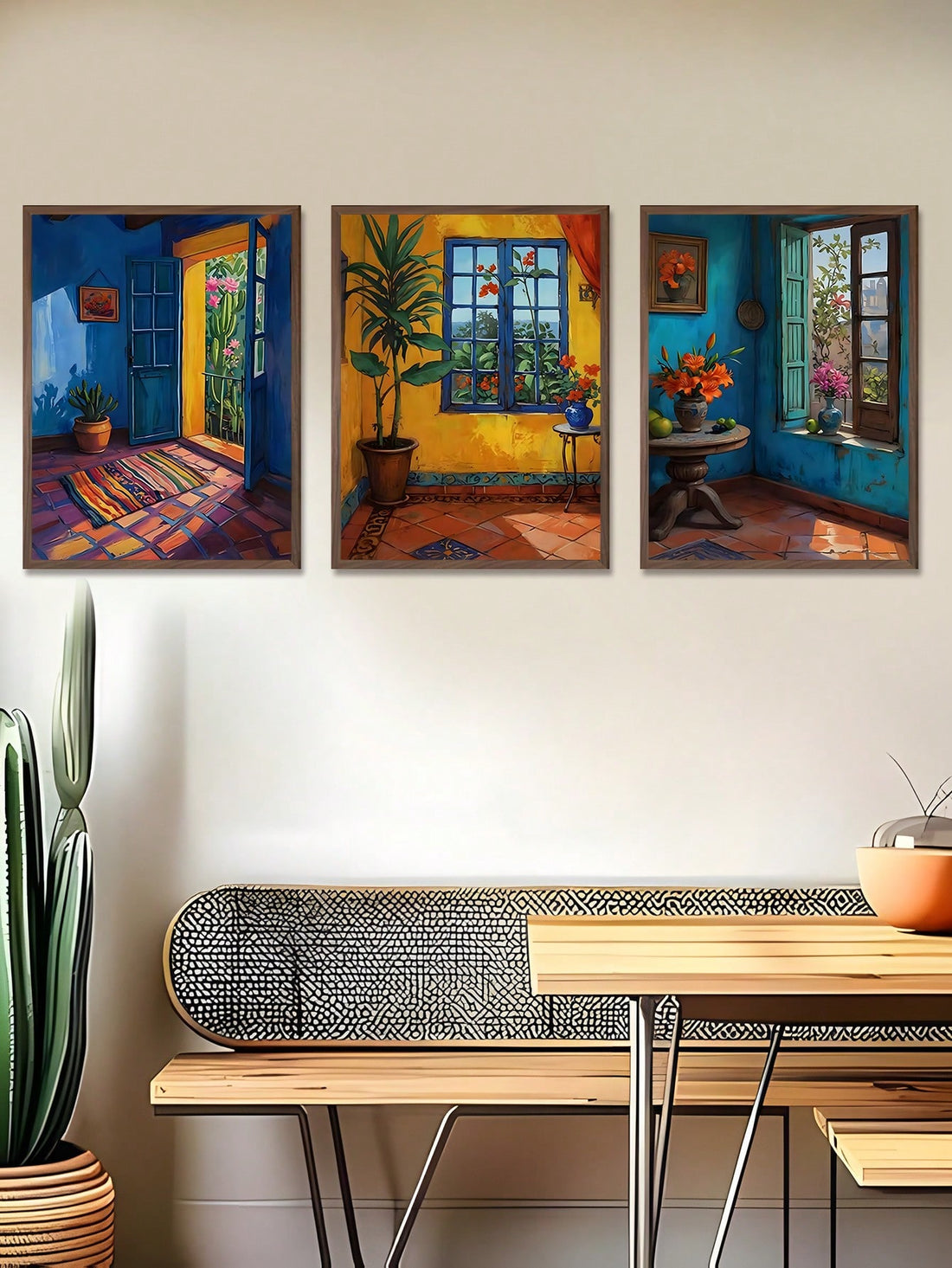 Transform your walls into a gallery of timeless charm with this Vintage Botanical Canvas Art Set. Featuring delicate florals paired with classic house architecture illustrations, each piece brings warmth and sophistication to any room. Perfect for creating an eclectic gallery wall or adding a touch of botanical elegance to your home office, bedroom, or living space. The vintage aesthetic complements both modern and traditional décor, making it an effortless way to infuse personality and natural beauty into 