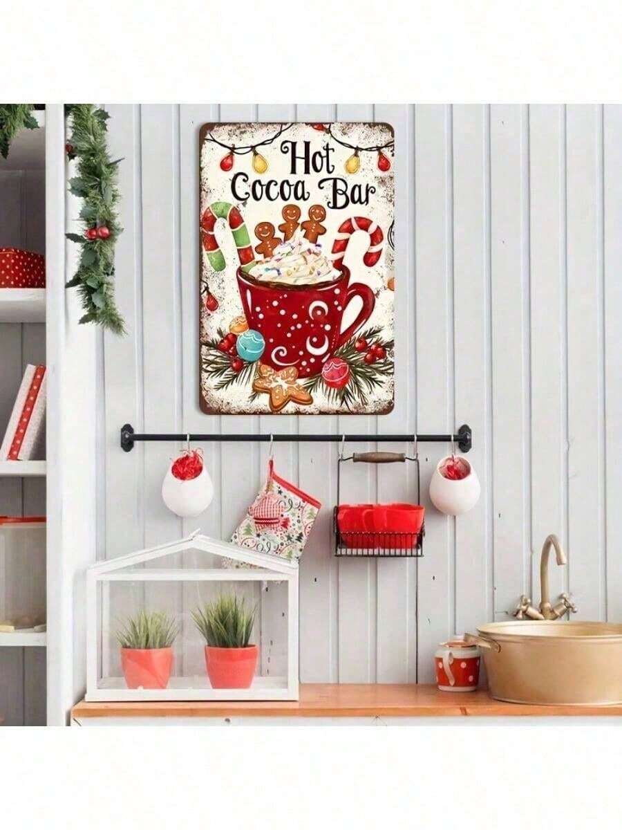 Bring festive warmth to your walls with this charming vintage-inspired metal sign! Perfect for adding rustic holiday character to any room, this Merry Christmas wall art captures that cozy, nostalgic feel that makes the season special. Whether displayed in your entryway, living room, or bedroom, it's an easy way to spread holiday cheer without the fuss. Durable metal construction means it'll be a treasured decoration year after year. Let the good times roll—your home deserves a little seasonal sparkle!