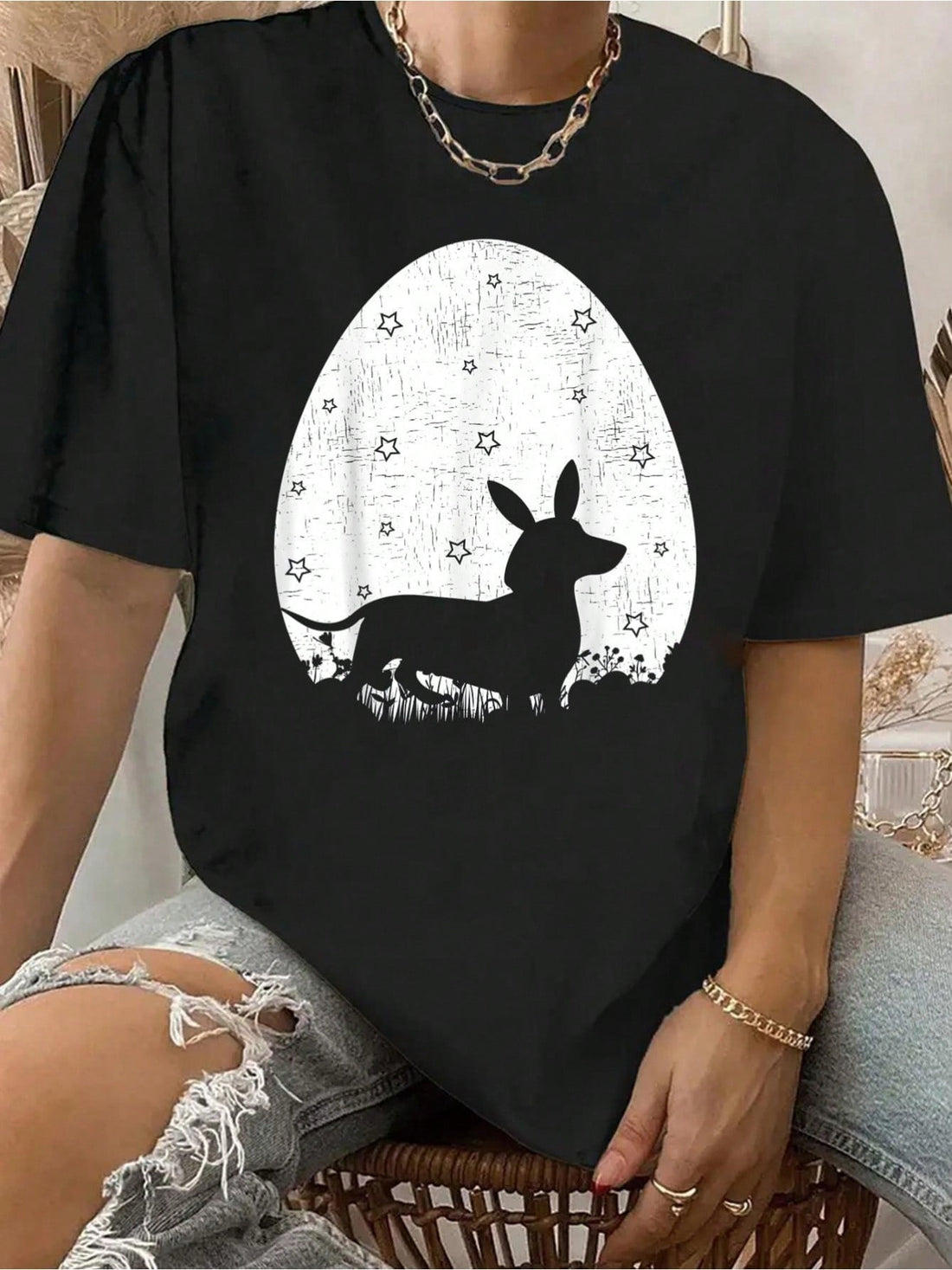 Hop into spring with this Vintage Dachshund Easter Egg T-Shirt! Made with 100% cotton, this comfy shirt is perfect for both relaxation and outdoor activities. Embrace your playful side with this quirky, fun design.