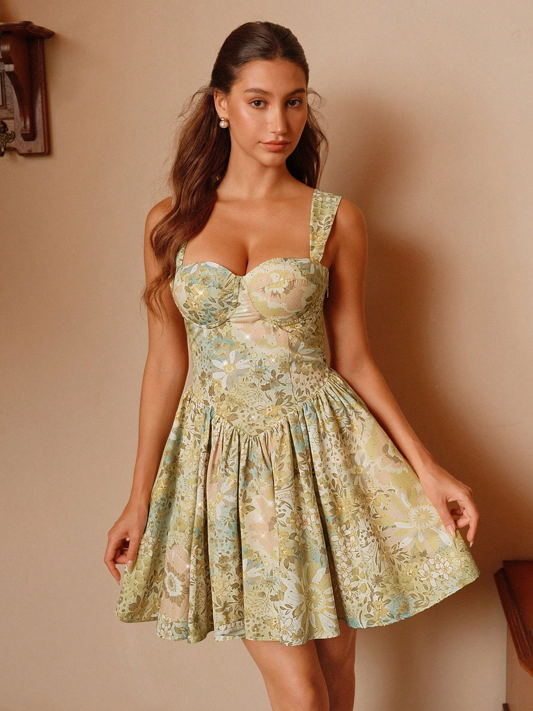 Step into sunshine and smiles with this Vintage Floral Print Sleeveless Summer Dress! Breezy and bright, it’s made for warm days filled with fun and flair. The timeless floral pattern adds a touch of retro charm, while the sleeveless design keeps you cool and comfortable. Whether you’re heading to a picnic or a casual brunch, this dress brings effortless style with a playful twist.