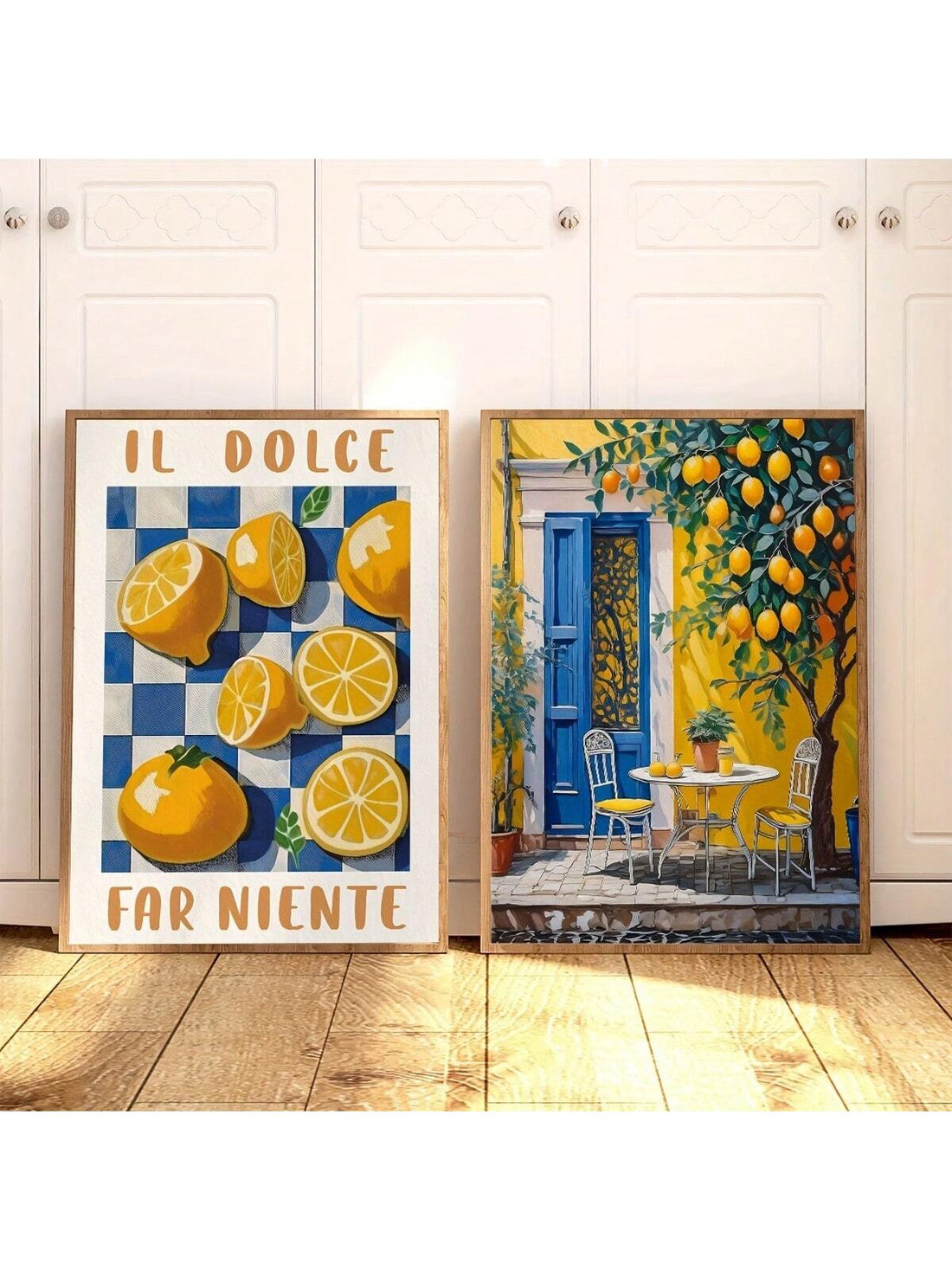 Bring a splash of sunshine to any room with this Vintage Italian Lemon Tree Canvas Art Set. Its cheerful lemons and rustic charm brighten your living room, bedroom, or kitchen, making every space feel fresh and inviting. Perfect for those who love a touch of Mediterranean magic with a playful twist.