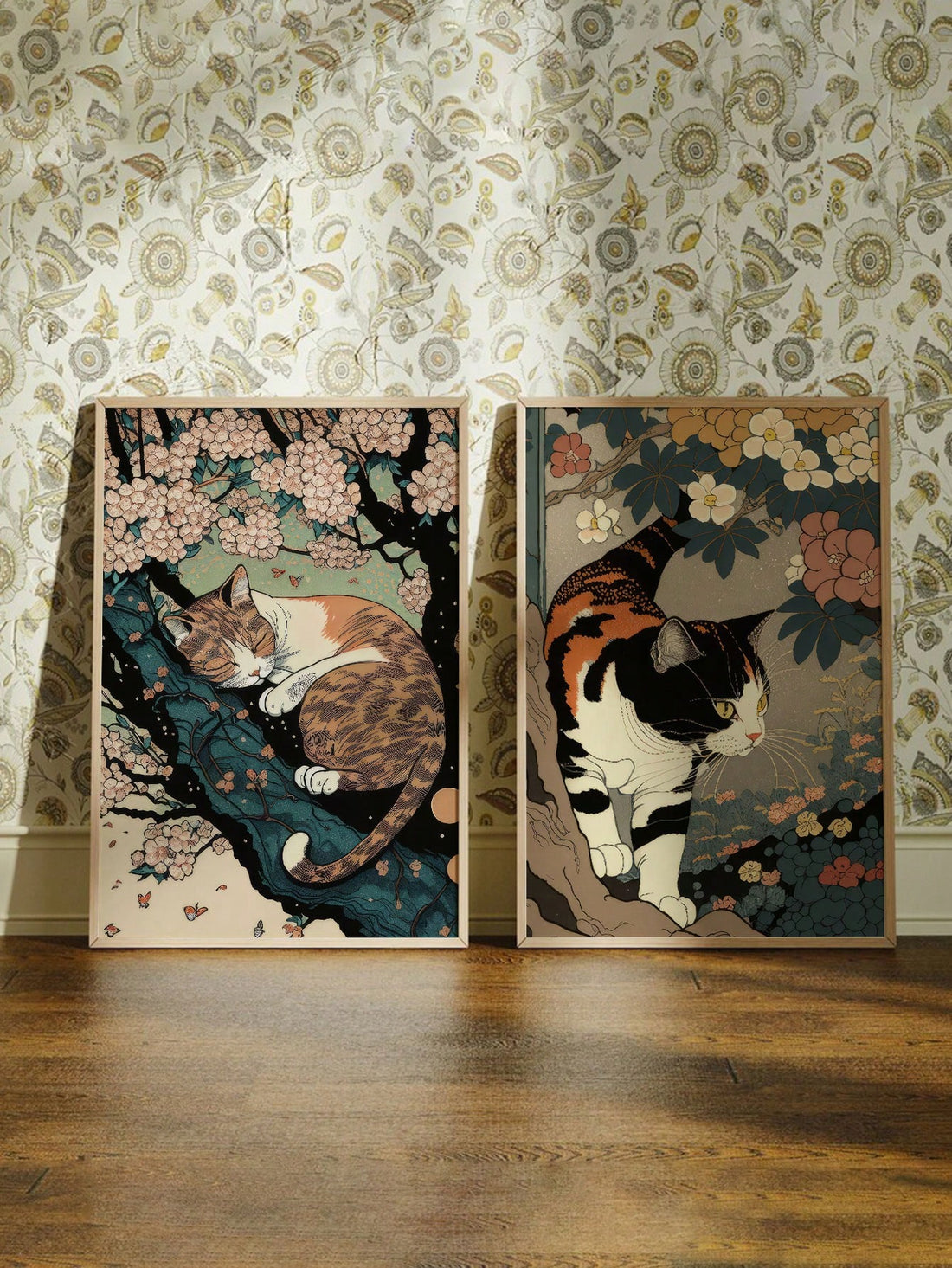 Transform your space with these whimsical Vintage Japanese Ukiyo-E Style Cat Canvas Art Prints! These charming feline-inspired pieces blend traditional Japanese artistry with playful cat personalities, adding a touch of cultural flair and cozy warmth to any room. Perfect for cat lovers and art enthusiasts looking to create a unique, conversation-starting atmosphere in their home!