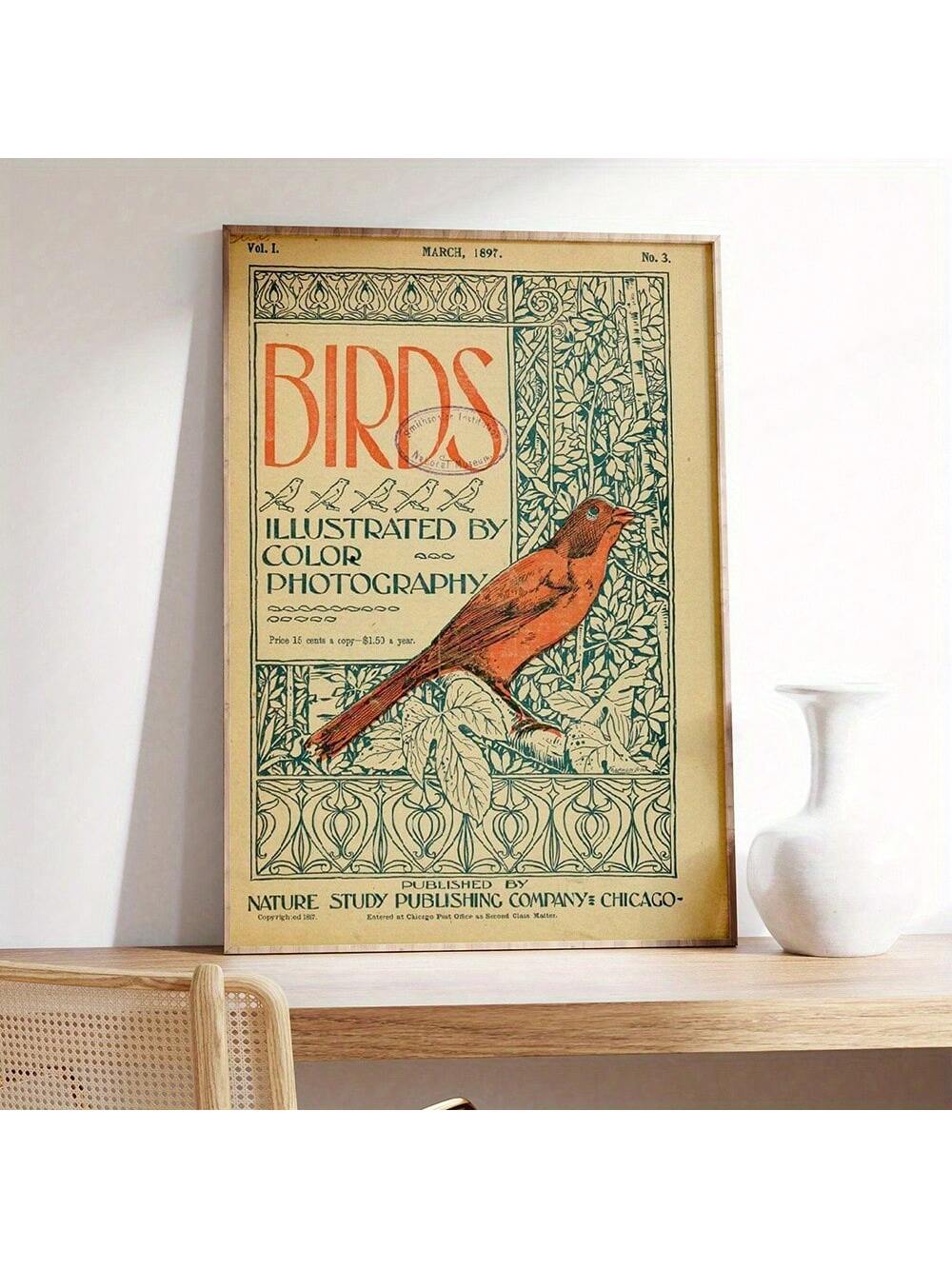 Add a touch of whimsy to your space with this Vintage Nature-Inspired Bird Canvas Art Print. Featuring intricate patterns that bring delicate birds to life, it’s perfect for brightening up your home or office with playful elegance. Watch your walls sing with charm and creativity!