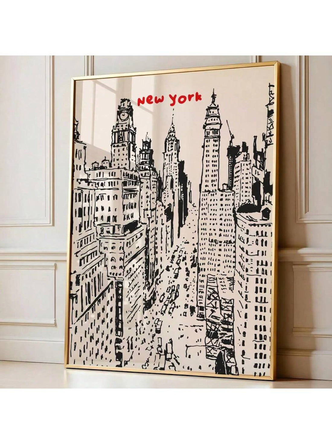 Brighten up your space with a splash of nostalgia! This Vintage New York City Travel Art Poster captures the city's iconic charm in an abstract style, perfect for adding a playful twist to your modern home decor. Printed on high-quality canvas, it brings a lively and artistic vibe, inviting a little adventure into any room. Whether in your living area or office, this print promises to be a fun conversation starter.