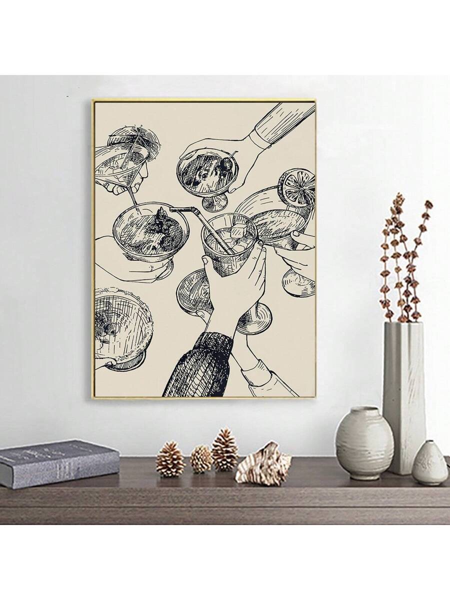 Celebrate every moment with this Vintage Oil Painting Poster featuring a lively toasting scene. Perfect for adding a touch of classic charm and festive spirit to your home decor, this canvas art brings warmth and joy to any room. It also makes a delightful gift for those who love timeless celebrations and artistic flair. Raise a glass to style and cheer!