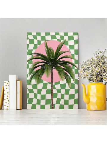 Transport your space to a sun-soaked tropical paradise with this charming vintage palm tree canvas art. Perfect for bedrooms, living rooms, or any corner craving a dose of island vibes, this piece brings warmth and relaxation to your walls. The soft, nostalgic aesthetic captures the carefree spirit of vintage travel posters, making it an ideal choice for anyone who dreams of sandy beaches and swaying palms. Whether you're a plant lover, beach enthusiast, or simply seeking to add character to your décor, thi