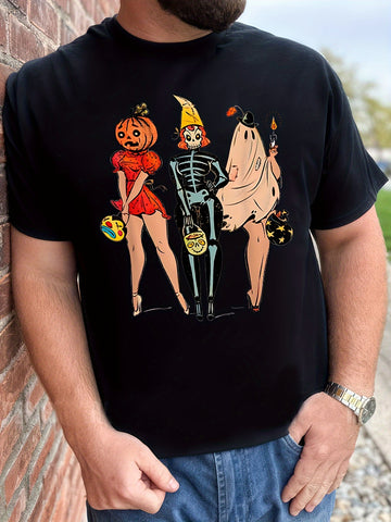 Achieve a spooky, vintage look this Halloween with our Vintage Pumpkin Halloween Witch Pin Men's T-Shirt. This t-shirt features a unique vintage pumpkin design, perfect for the Halloween season. Show off your style with this statement piece that is sure to turn heads and impress.