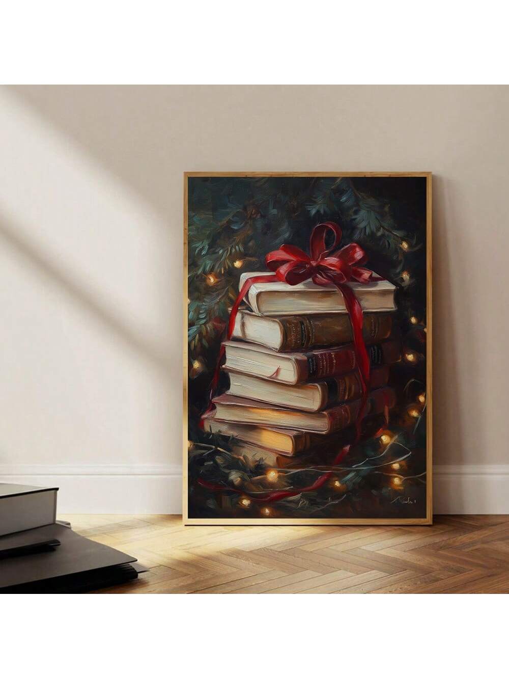 Bring cozy holiday charm to your walls with this delightful vintage rustic Christmas printable! Perfect for book lovers and farmhouse enthusiasts, this charming design blends nostalgic warmth with timeless style. Simply download, print, and frame to instantly transform any room into a festive retreat. Whether you're decorating a reading nook, kitchen, or living space, this printable adds that perfect literary-meets-rustic touch your home's been craving. No shipping, no waiting—just instant holiday magic at 