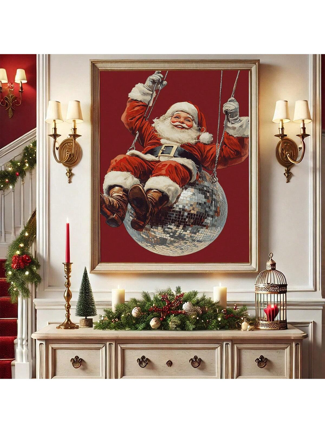 Bring holiday cheer to your space with this Vintage Santa Claus Canvas Wall Art. Featuring a charming, nostalgic Santa, it adds a playful and festive touch to your home decor. Perfect for holiday celebrations, this canvas brightens any room with old-fashioned Christmas spirit and warmth.