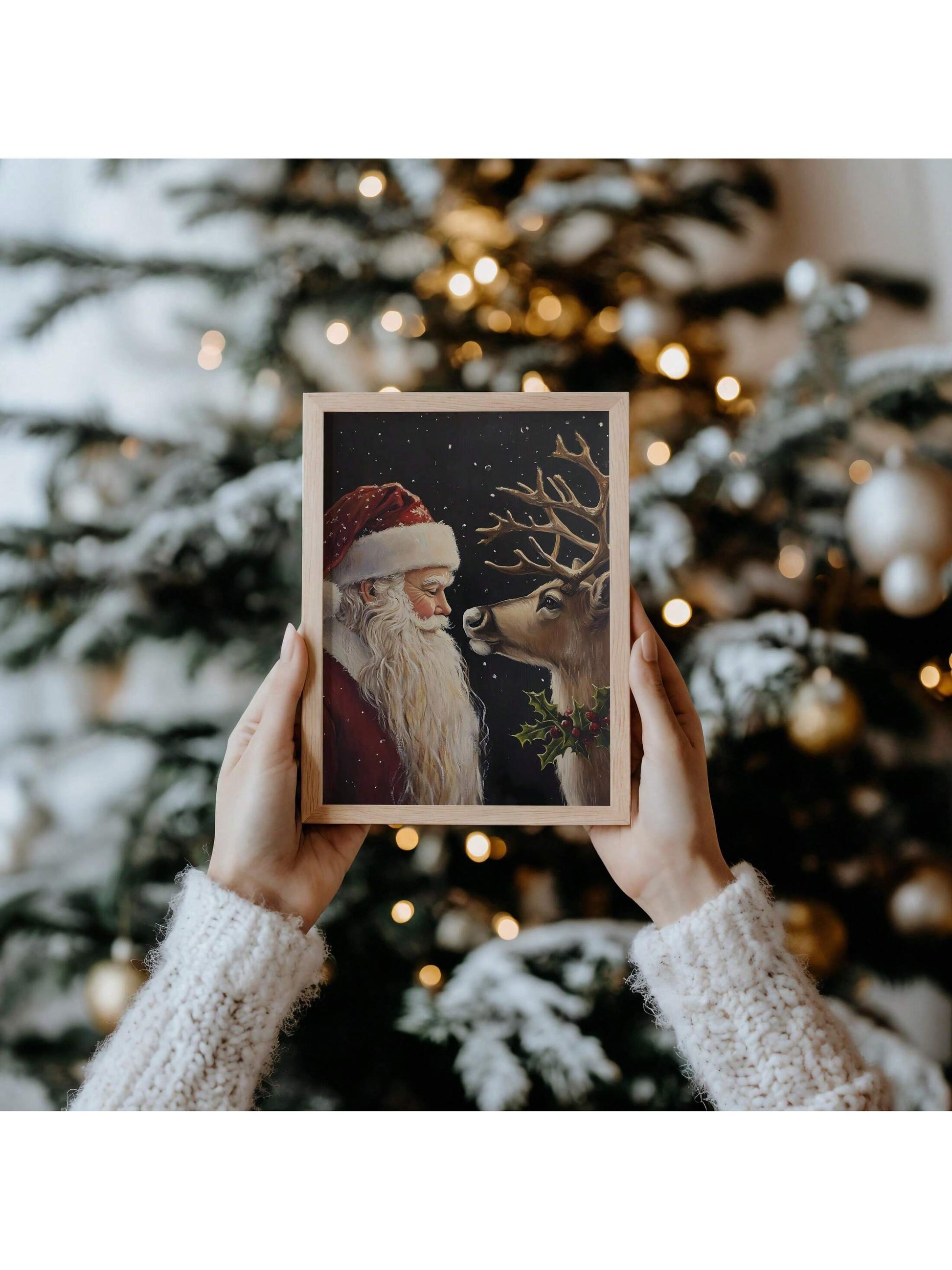 Bring a touch of holiday cheer to your living room or bedroom with this Vintage Santa Claus Canvas Wall Art. Featuring a charming rustic design, it captures the nostalgic spirit of Christmas with Santa’s jolly smile and timeless style. Perfect for cozying up your space with festive warmth and a playful vibe, this canvas adds a delightful holiday accent that invites smiles and seasonal joy all season long.