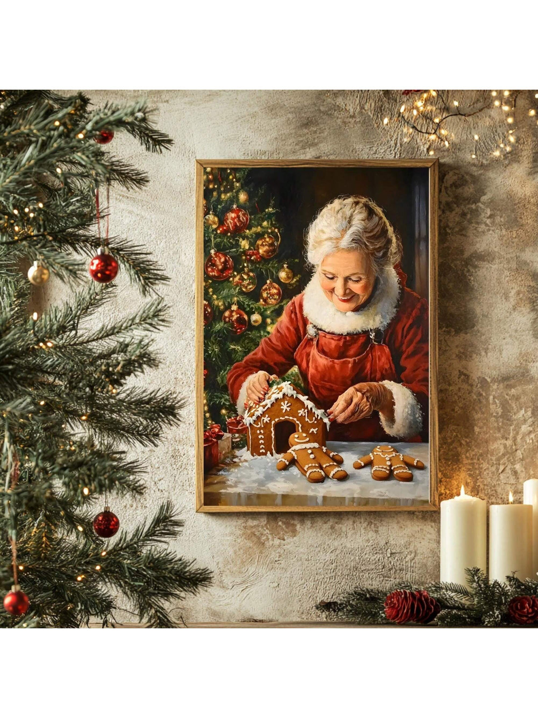 Bring nostalgic holiday magic into your home with this charming vintage Santa canvas art! Featuring a classic jolly Saint Nick design, this festive piece captures the warmth and wonder of traditional Christmas celebrations. Whether displayed in your kitchen, living room, or entryway, it instantly transforms any space into a cozy winter wonderland. The timeless aesthetic pairs beautifully with both modern and rustic décor, making it the perfect addition to your seasonal decorating. Celebrate the spirit of th