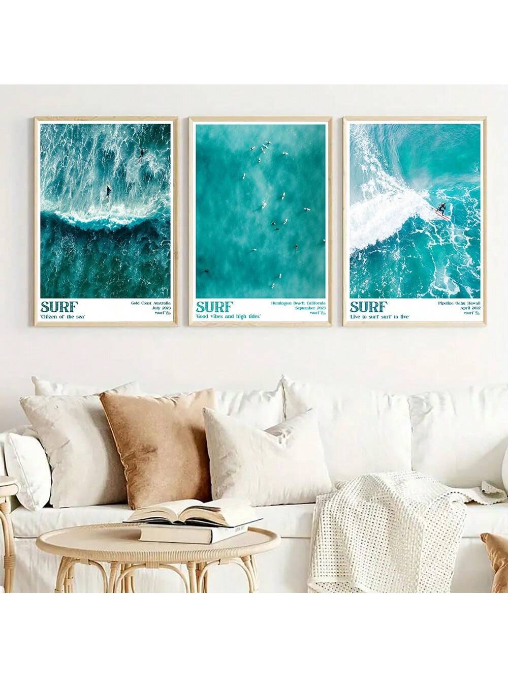 Ride the wave of nostalgia with our Vintage Surfing Poster Set! These retro coastal prints add a splash of beachy vibes to any room. Perfect for surf enthusiasts or anyone dreaming of sun-soaked shores, these eye-catching wall art pieces bring the laid-back spirit of surf culture right into your home. Hang them up and instantly transform your space into a coastal paradise!