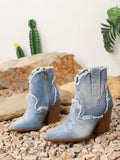 Step into the wild side with these show-stopping vintage western ankle boots! Featuring a distressed leather finish that screams authentic cowgirl charm, these beauties combine classic riding boot style with modern convenience. The sleek side zipper makes slipping them on effortless, while the high heel adds serious attitude to any outfit. Perfect for channeling your inner outlaw—whether you're hitting the honky-tonk or just turning heads on the street. Saddle up and ride into style!