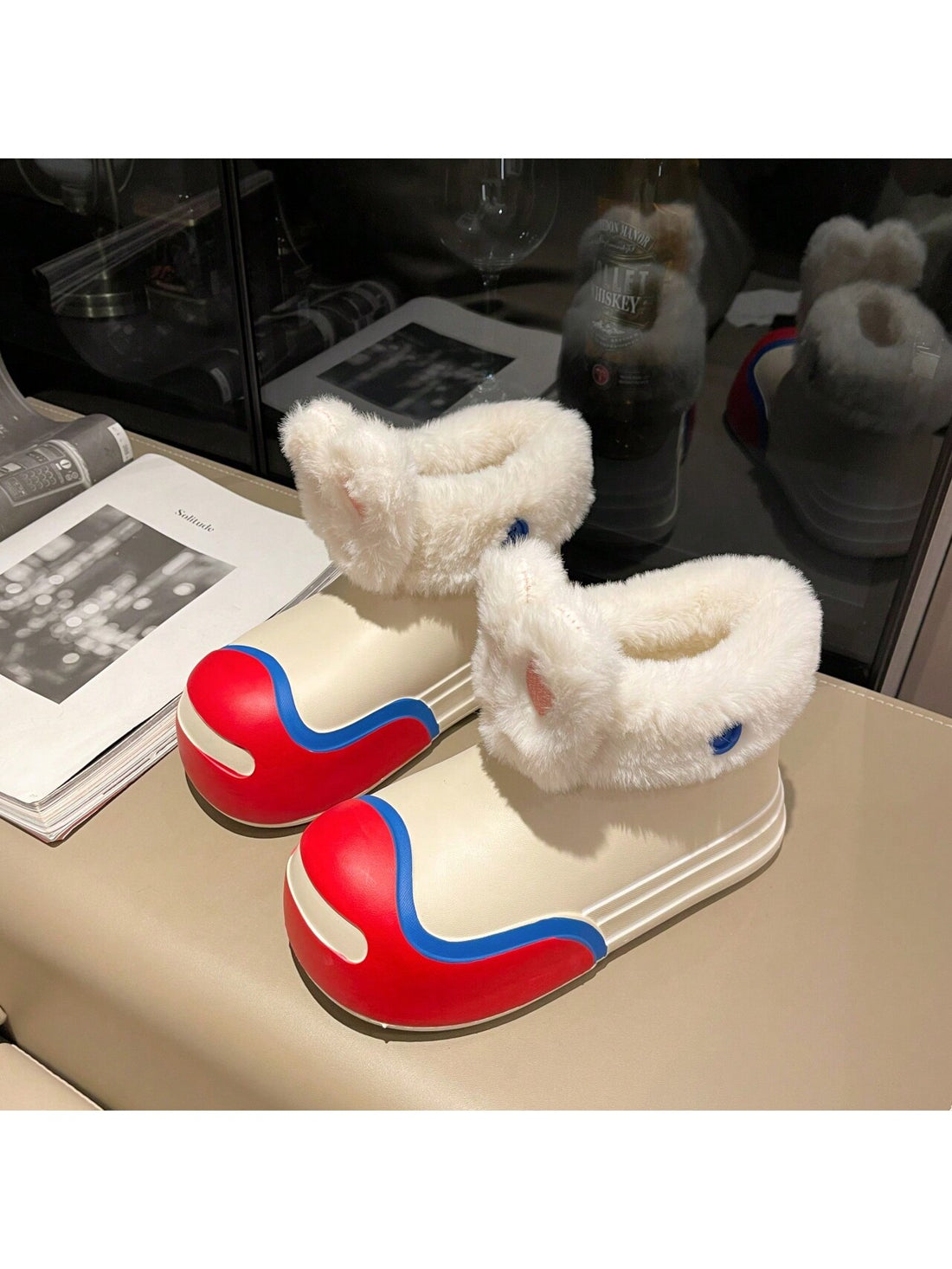 Introducing the perfect addition to your winter wardrobe - Warm and Trendy: 2024 New Arrival Women's Cute Plush Short Boots. These boots not only provide warmth and comfort, but also add a touch of trendiness to your style. With plush lining and a cute design, you can't go wrong with these boots.