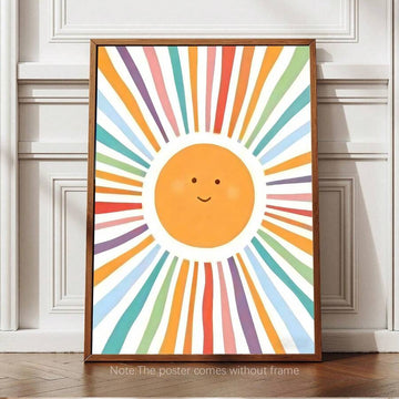 Bring warmth and wonder to any child's space with this captivating watercolor sun wall art print. Featuring soft, flowing brushstrokes in gentle hues, this minimalist design adds a peaceful aesthetic to nurseries, playrooms, and bedrooms alike. The modern artistic style complements contemporary décor while inspiring creativity and imagination. Perfect for creating a calm, inviting atmosphere that grows with your child. Easy to display and instantly transformative.