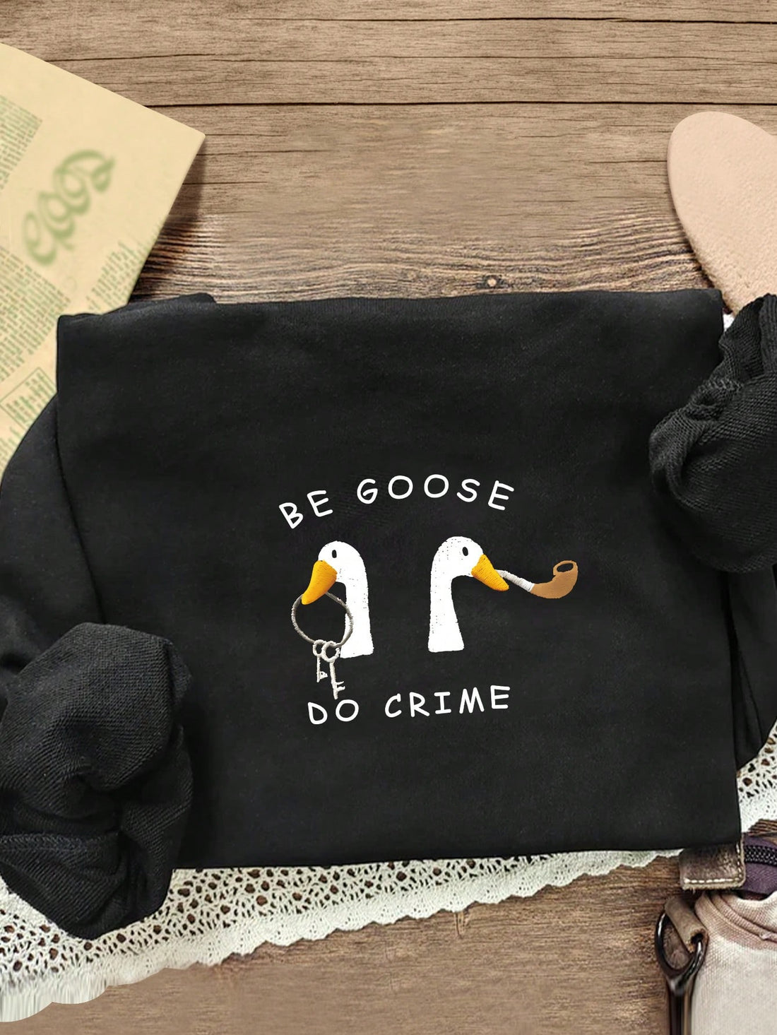 Get ready to express your playful and artistic side this autumn with our Whimsical Cartoon Letter Print Top! With its unique and quirky design, this top is perfect for adding a touch of fun to your wardrobe. Show off your creative vibes and make a statement wherever you go. (No need for boring, plain tops!)